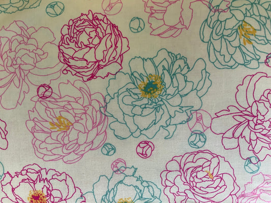 primavera-90318-11-beige-multi-peony-outline-figo-fabrics-floral-outline