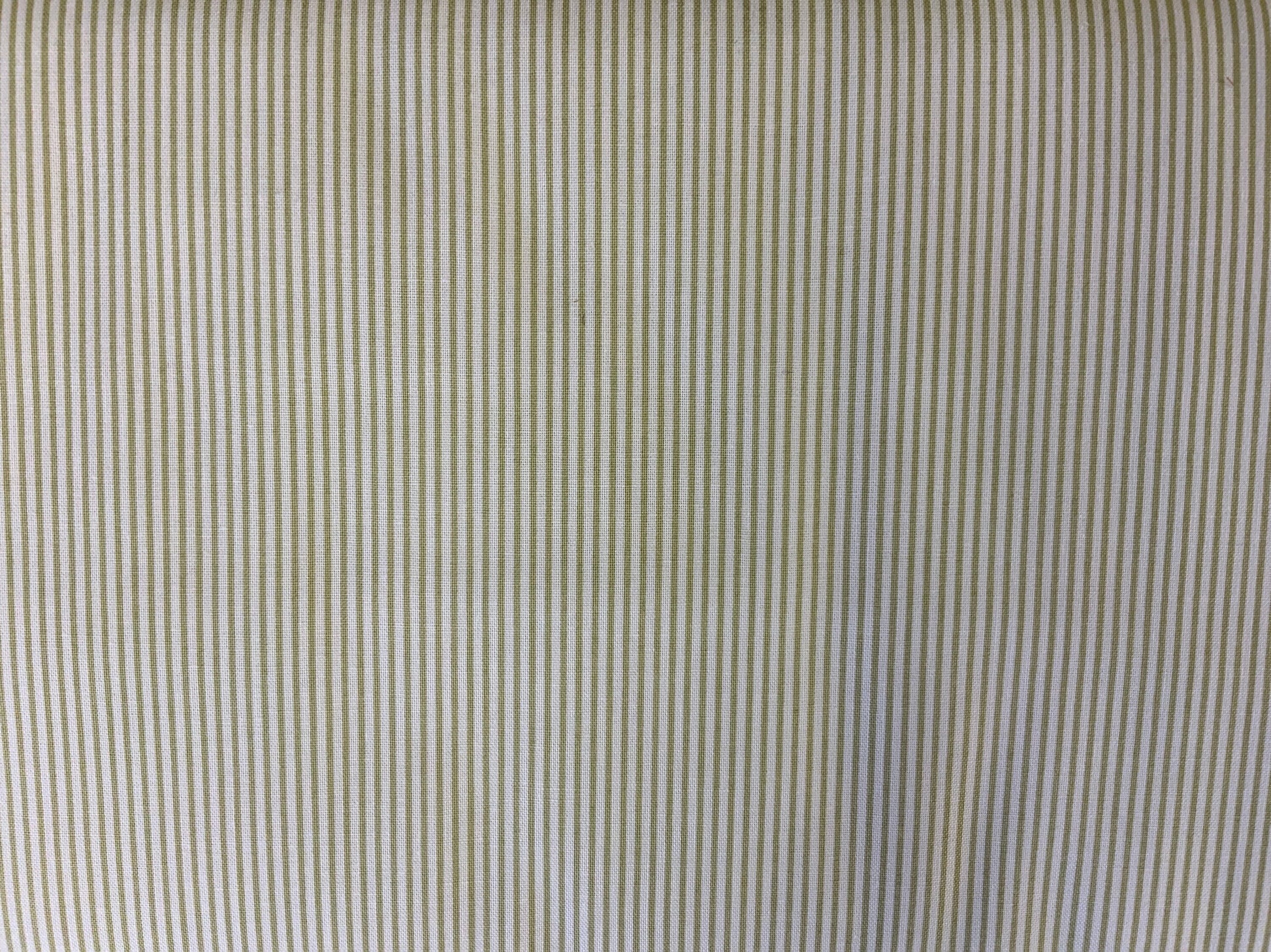 Stripes in sage, fabric by the yard, fat quarter, 1/2 yard FIGO Fabrics cotton Serenity basics 92014-70 white fabric white and green stripes