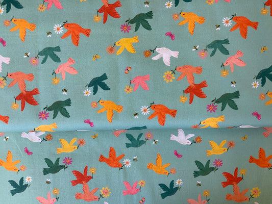 bee-2309-dashwood-studios-bright-spring-fabric-happy-rainbow-birds-spring-doves