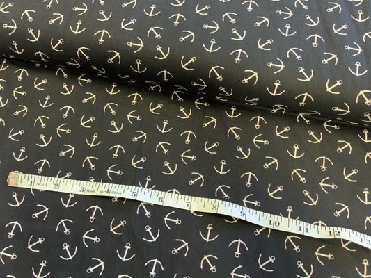 st-dfg2717navy-dear-stella-fabric-navy-anchor