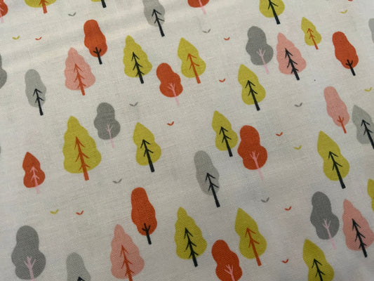 fall-trees-fabric-beige-cottage-cotton-figo-fabrics