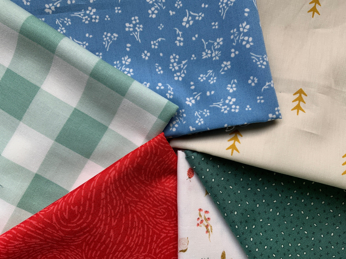 patriotic picnic bundle, cotton fabric