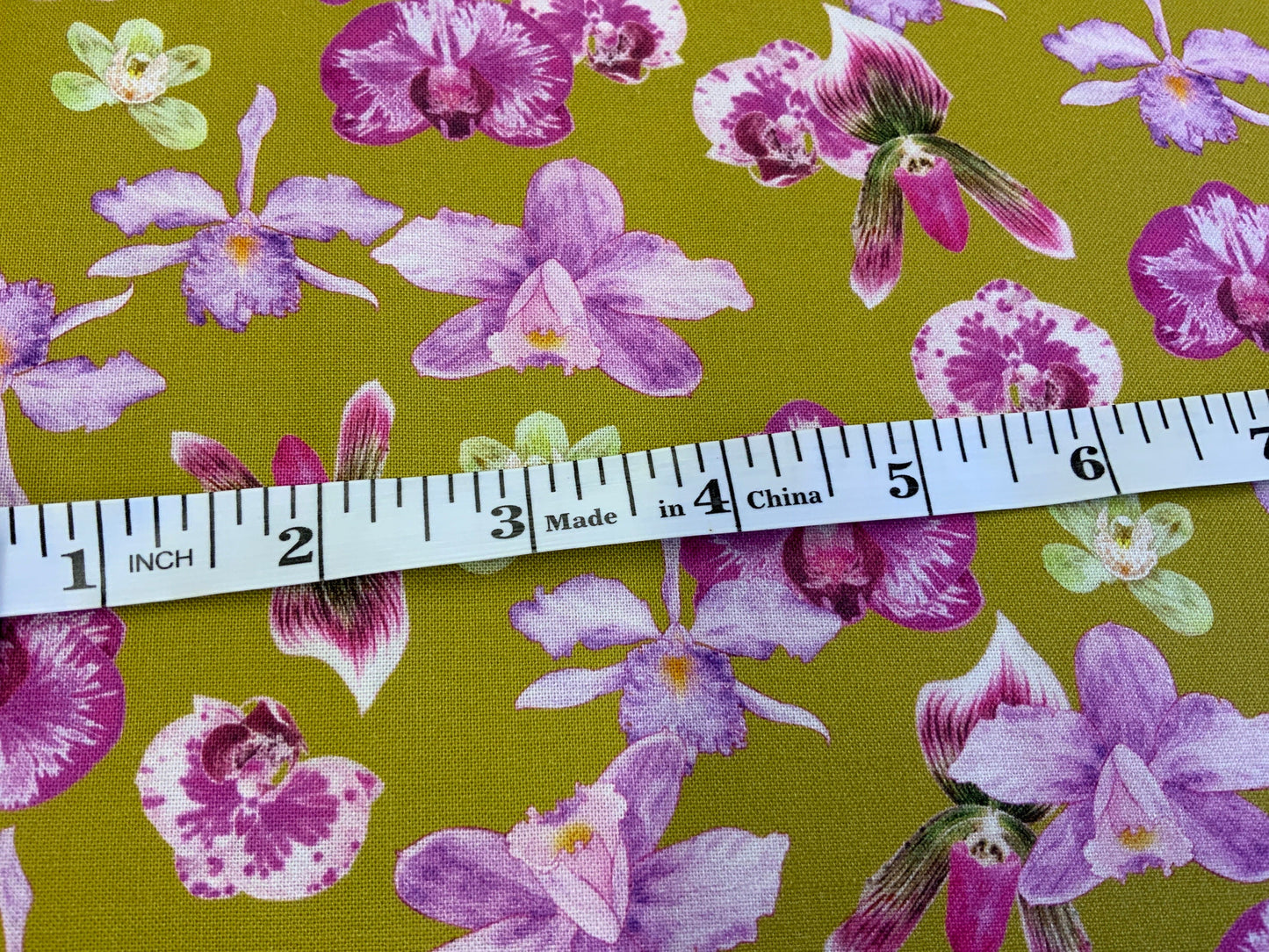 mustard-floral-orchids-cotton-fabric-figo-fabric