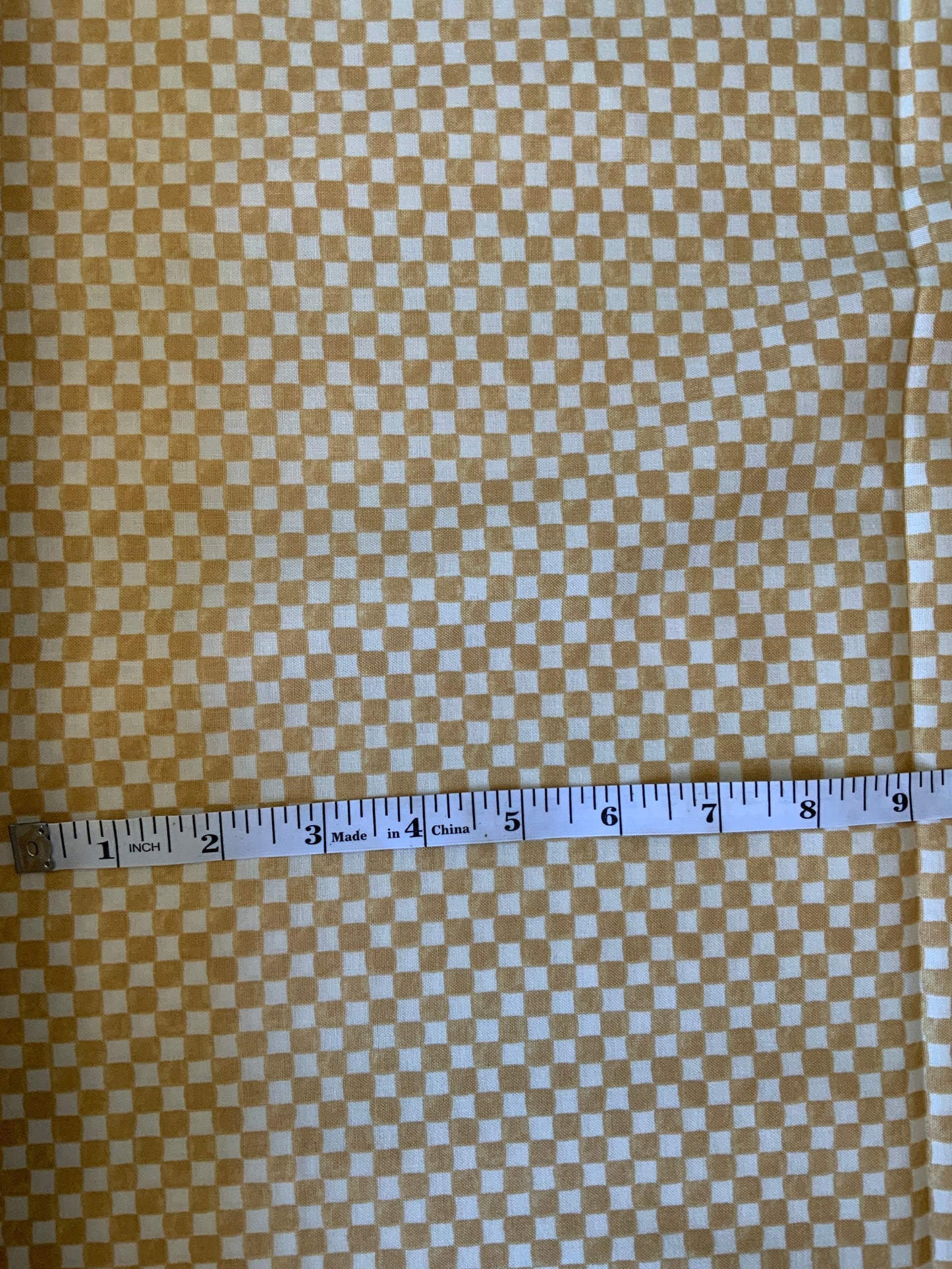 Yellow mini buffalo check