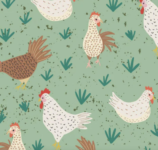 chicken-scratch-ph0261-a-gathering-farm-fabric-barnyard-fabric-chicken-scratch-fabric-roosters-hens-farmyard-fall-fun-fabric