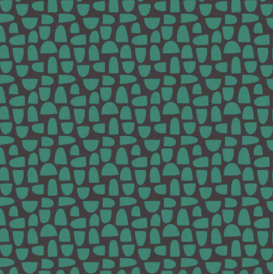 chicken-scratch-teal-fabric-coop-door-cotton-42-44-wide