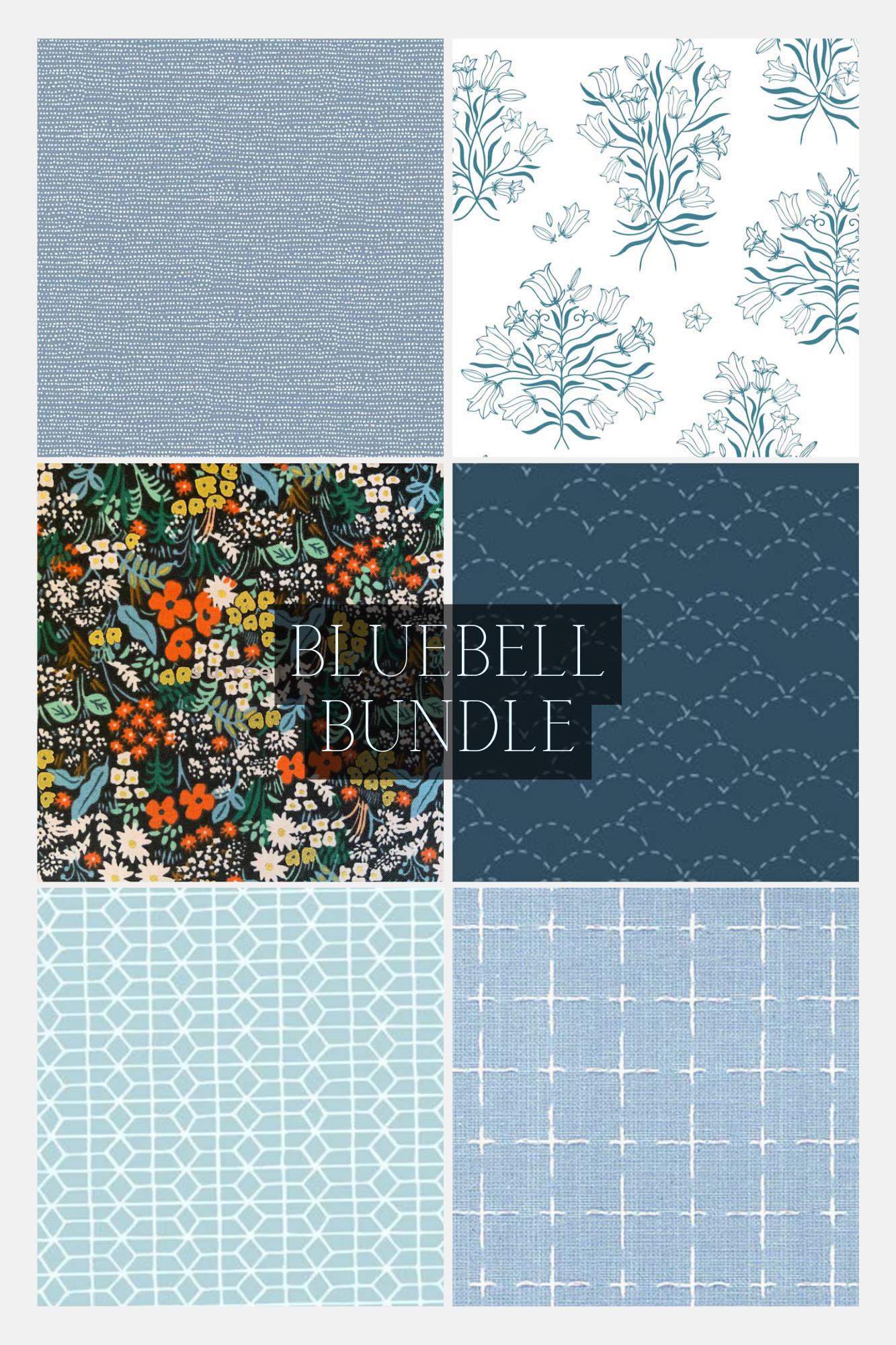 bluebell-fabric-bundle-floral-blue-cotton-prints-6-patterns