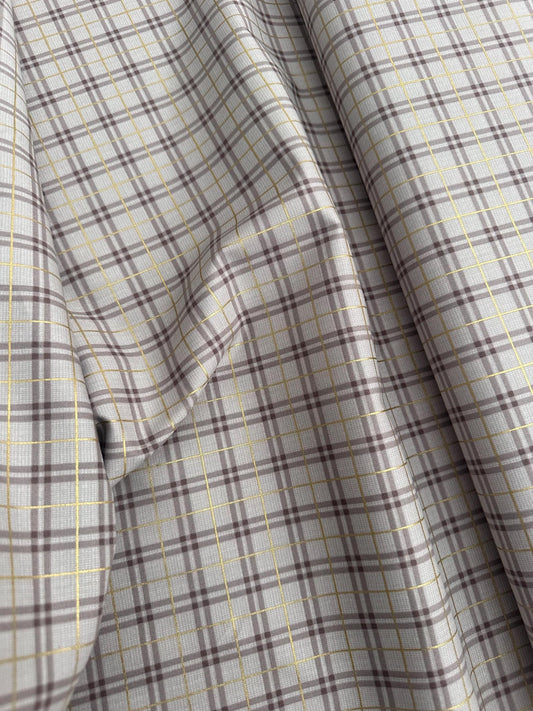 Winter Plaid Metallic