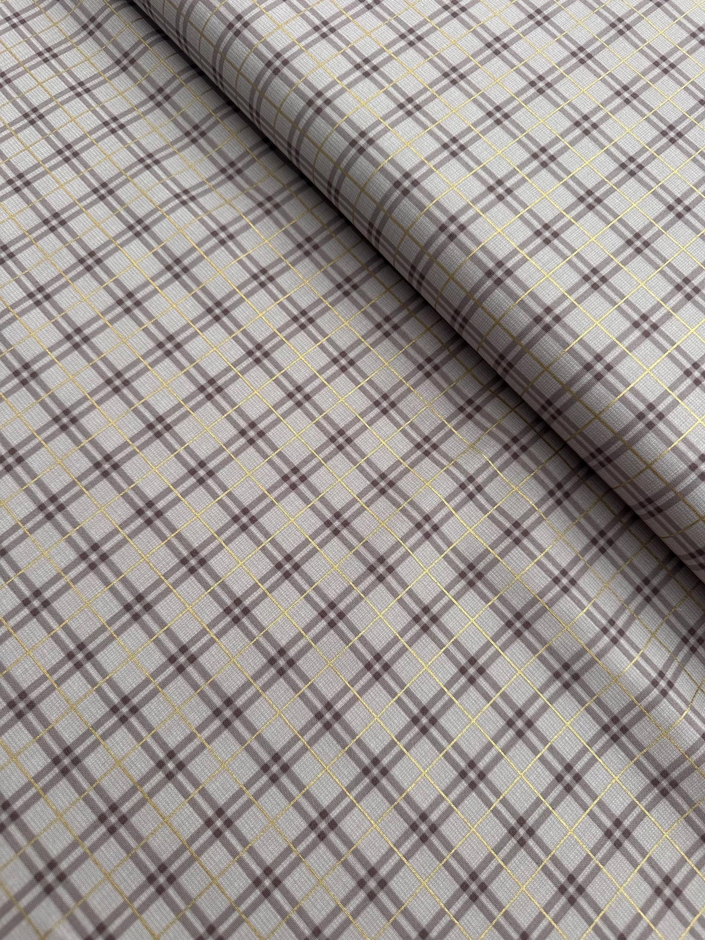 Winter Plaid Metallic