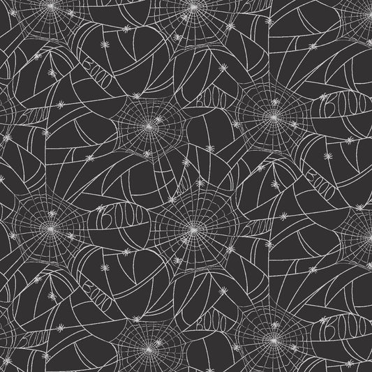 halloween-spider-webs-black-metallic-silver-metallic-fabric-rifle-paper-co-halloween-ii-fabric-vintage-halloween