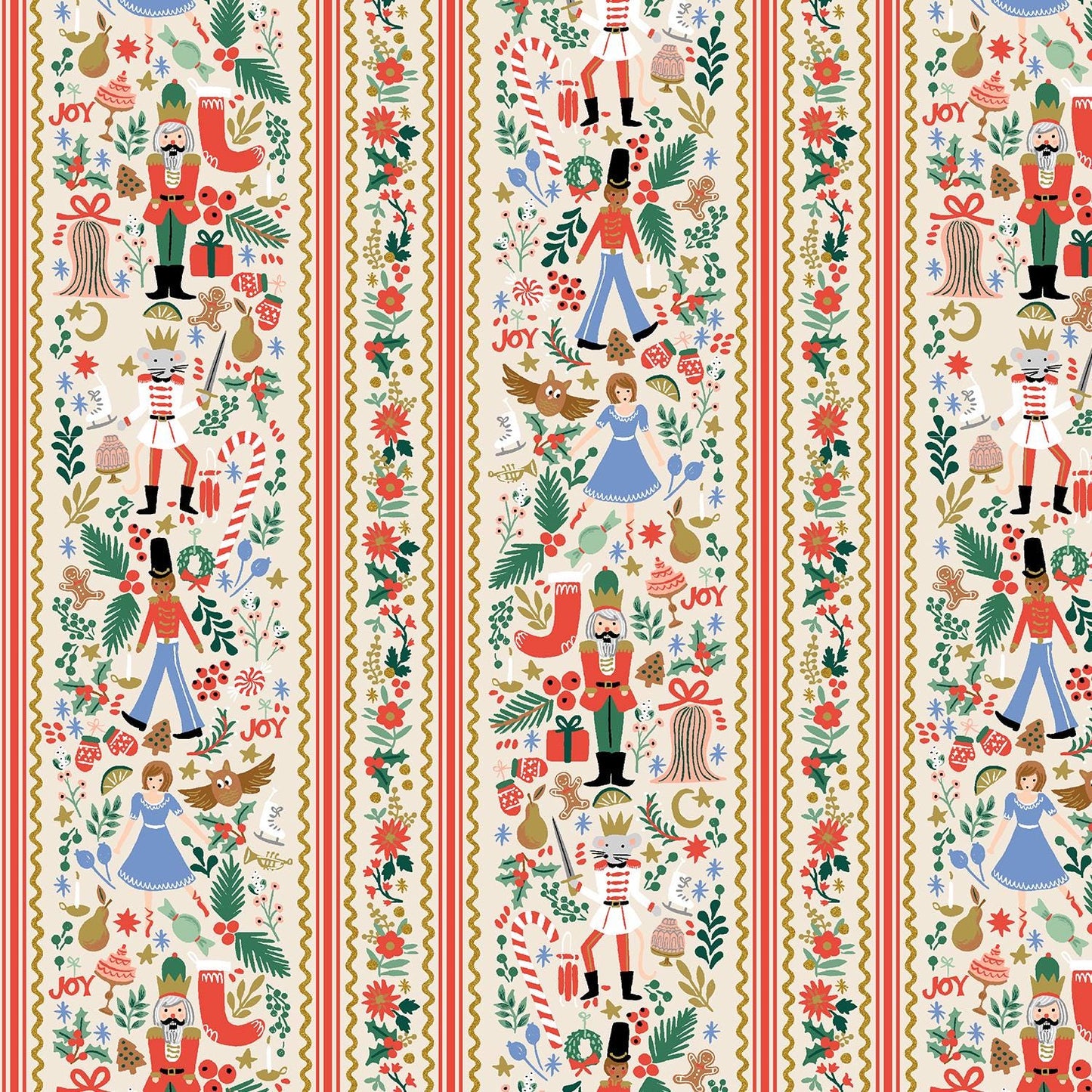 holiday-classics-holly-jolly-nutcracker-cream-and-metallic-gold-metallic-fabric-rifle-paper-co-holiday-classics