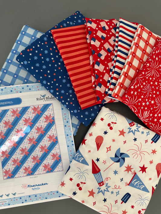 Firecracker Freefall Quilt Kit Riley Blake Quilt Kit 250th anniversary quilt