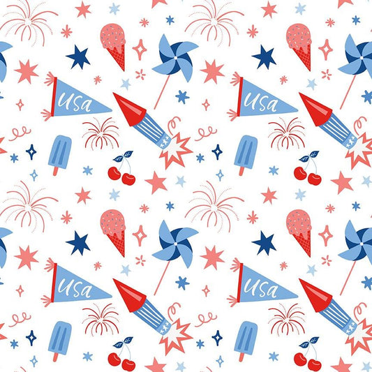 Firecracker Main White