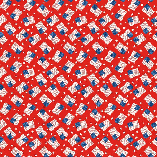 Firecracker Flags Red Hen