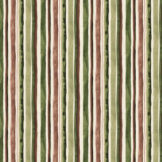 Wildflower Green Multi Stripes