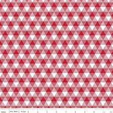 Land of Liberty Triangle Gingham Red